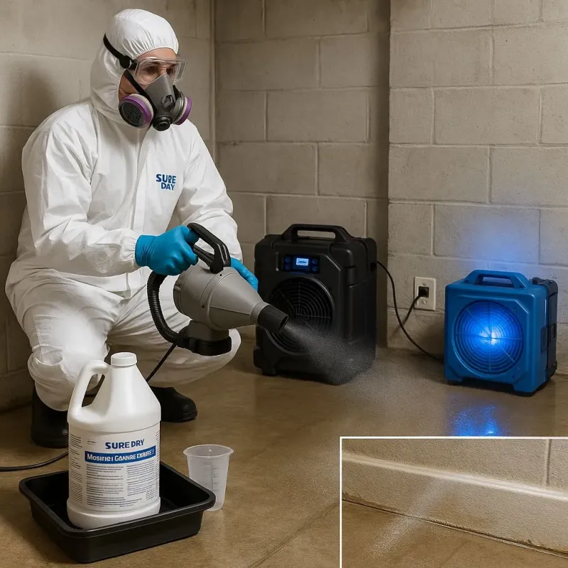 Sanitization and Odor Removal process in Rising Sun, MD